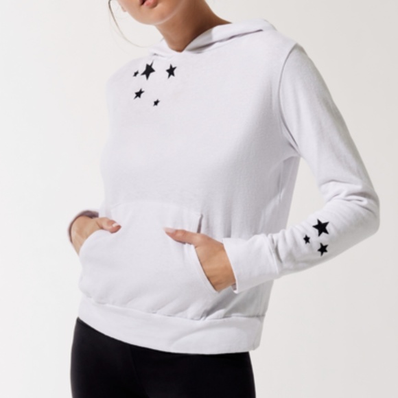 Monrow Tops - MONROW Pullover Hoody w/ Stars